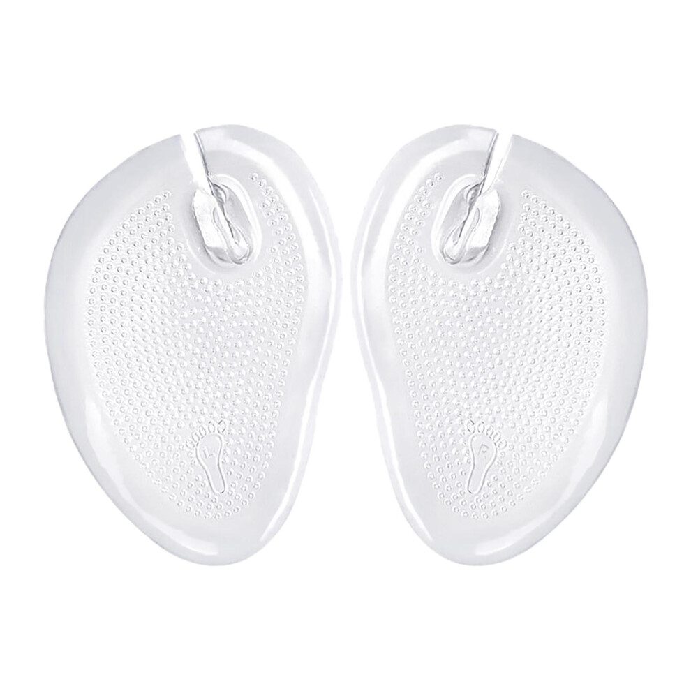 2Pcs Self Adhesive Gel Forefoot Cushions Flip Flop Transparent for San