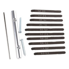 Thumb Piano Bridge Saddle 10 Keys Set Kit for Kalimba DIY Replacement