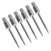 6 Pieces 2BA Thread Darts Steel Tips Conversion Dart Tip Points Silver