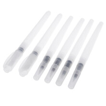 6 Pieces Solid Watercolor Brush Pens Water Storage Brush Pens for Arti