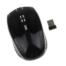 2.4GHz Wireless Optical Mouse USB 2.0 Receiver 6Button 1800dpi for PC