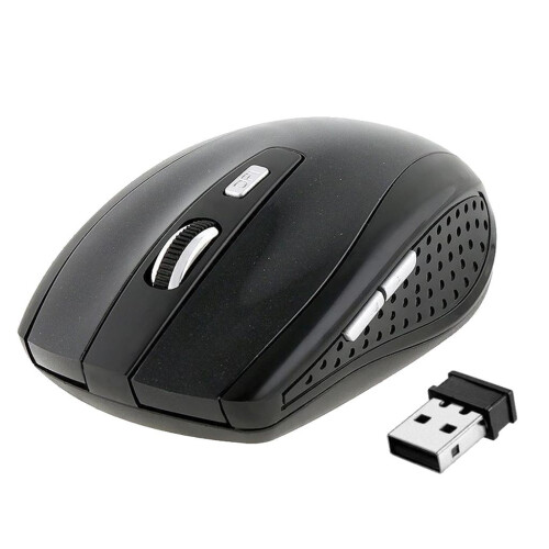 2.4GHz Wireless Optical Mouse USB 2.0 Receiver 6Button 1800dpi for PC 1