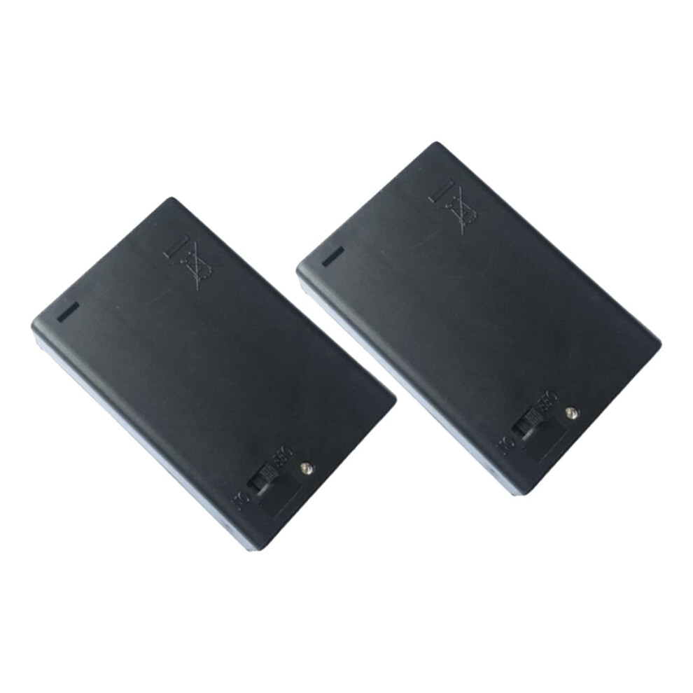 2X Aa Battery Holder High Strength With Lid Storage Box For Electronic 6901423050105