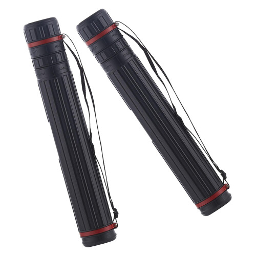 2pcs Telescoping Document Poster Storage Tube for Blueprint Paper 2