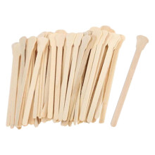 100x Wooden Wax Sticks Beauty Stick Disposable for Home Use Face Eyebr