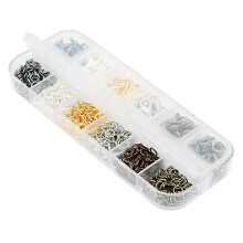 12 Style Boxed Jewelry Making Component Starter Kit Lobster Clasp Jump