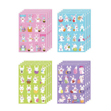 Easter Sticker Cartoon Holiday Stickers for Card DIY Crafts Party Deco
