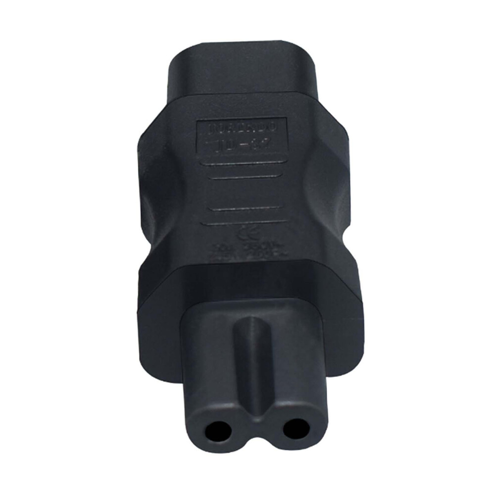 Iec320 Male C8 To C7 Female Power Adapter Converter Connector For Came 6901423049765
