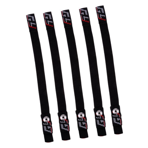 5 Pack Ice Hockey Helmet Replacement Chin Strap & Loop with Single Sna