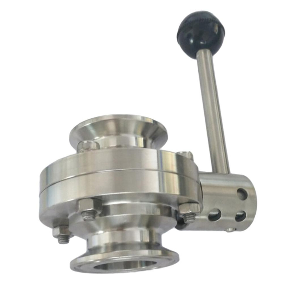 Tri-Clamp Sanitary Butterfly Valve Stainless Steel 304 51Mm 6901423054301