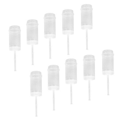 10 Pcs PP Clear Cake Bucket Shooters Push Pop Cake Display Container D 1