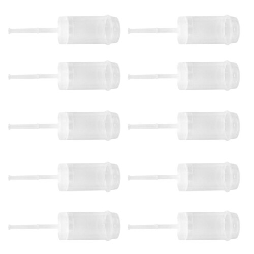 10 Pcs PP Clear Cake Bucket Shooters Push Pop Cake Display Container D