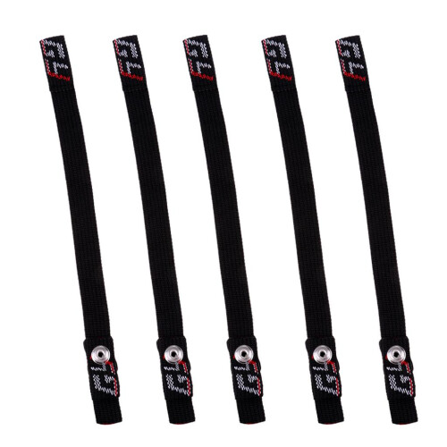 5 Pack Ice Hockey Helmet Replacement Chin Strap & Loop with Single Sna 2
