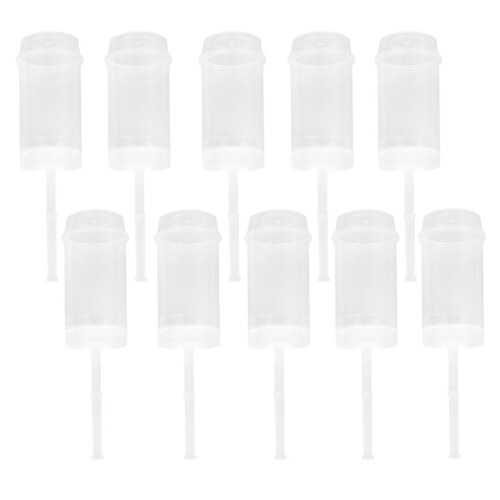 10 Pcs PP Clear Cake Bucket Shooters Push Pop Cake Display Container D 2