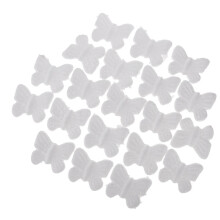 20pcs Butterfly Shaped Styrofoam Foam Ornaments for DIY Modelling Craf