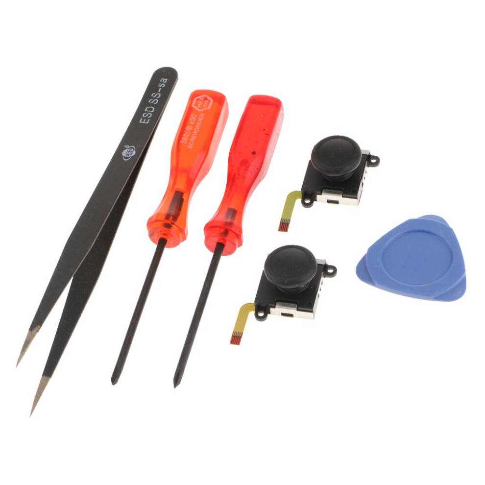 2Pcs 3D Analog Joystick Thumb Stick Screwdriver Tools For Nintendo Swi 6901423043411