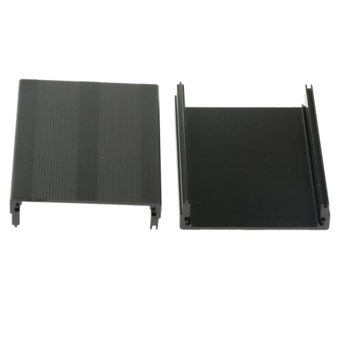 Extruded Aluminum Enclosure PCB Cooling Flat Box Case DIY 100x76x35mm
