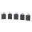 5Pcs Plastic PCB Mount 5-Pin Stereo 3.5mm Socket Audio Connector 1