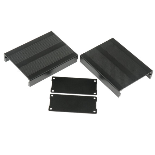 Extruded Aluminum Enclosure PCB Cooling Flat Box Case DIY 100x76x35mm 2