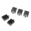 5Pcs Plastic PCB Mount 5-Pin Stereo 3.5mm Socket Audio Connector 3