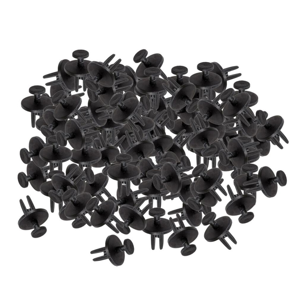 100Piece Car Door Fastener Fender Bumper Rivet Mouldings Trim Push Cli Light 6901423051010