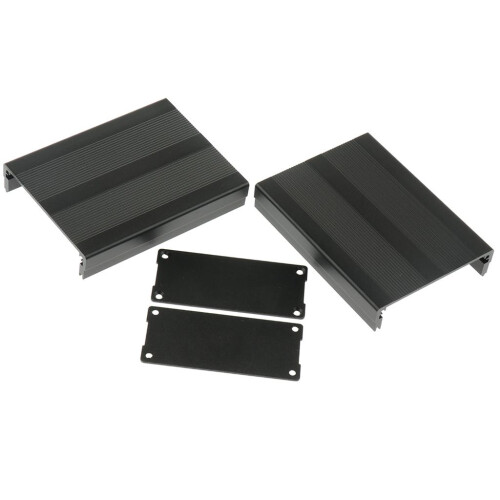 Extruded Aluminum Enclosure PCB Cooling Flat Box Case DIY 100x76x35mm 1