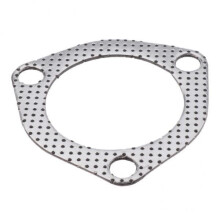 3x Car Triangle 3 Bolt High Temperature Exhaust Gasket Flange 2.5 inch