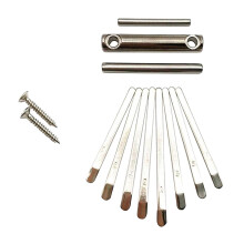 Thumb Piano Bridge Saddle Set Kit for Kalimba DIY Parts 8 Keys Thumb P