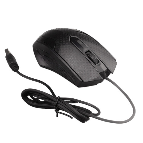 MAIKOU 1000dpi USB Wired High Speed Optical Mouse Gaming Mic for Compu