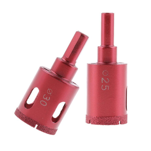 1x Diamond tool drill bit  set glass ceramic marble tile 25mm+30mm 1