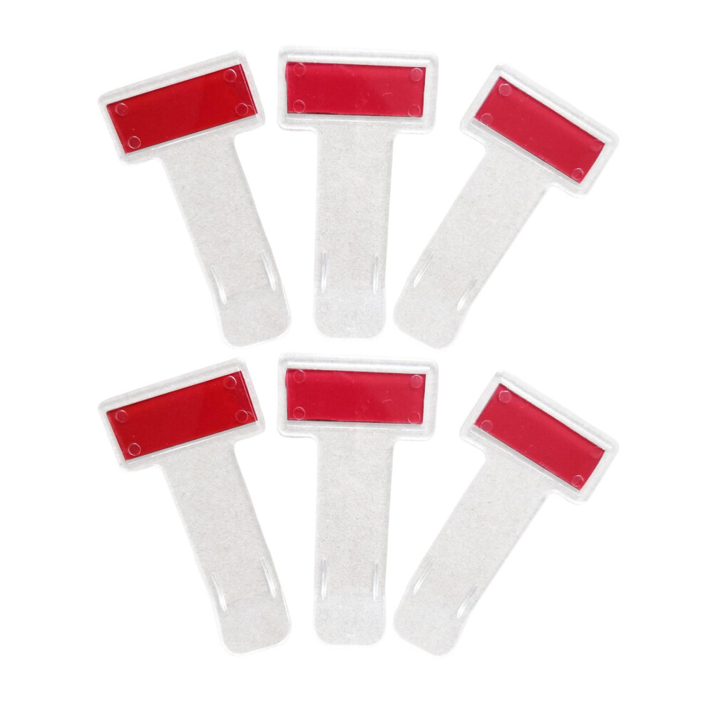6Pcs Car Windscreen Parking Ticket Clip Holder Transparent For Car 6901423060081