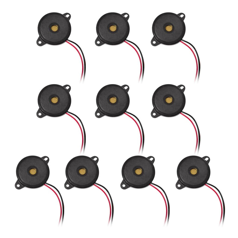 3.6Khz Piezo Passive Buzzer, 10Pcs Electronic Buzzer Alarm,For Alarm 6901423050747