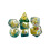 7x Acrylic Polyhedral Dices Set D4 D8 D10 D12 D20 Filled with Ducks 1