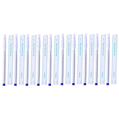 20pcs Skin Marker Scribe Pen with Ruler Tattoo Piercing Permanent Make