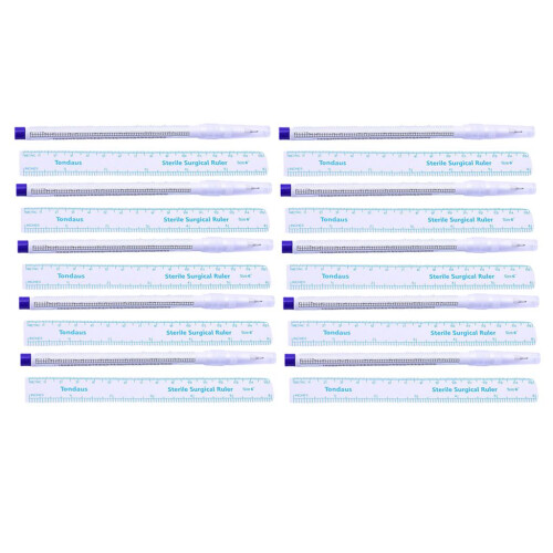 20pcs Skin Marker Scribe Pen with Ruler Tattoo Piercing Permanent Make 1
