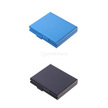2 Pieces Pocket Carrying Cigarette Box Cigar Case Holder for 20pcs Cig