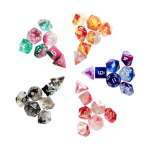 35 Pieces Acrylic Polyhedral Dices Set Entertainment Toys D4-D20 for R
