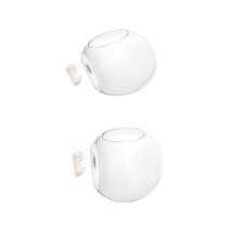 2 x Wall Hanging Planter Glass Hydroponic Vase Plant Pot Terrarium Bal