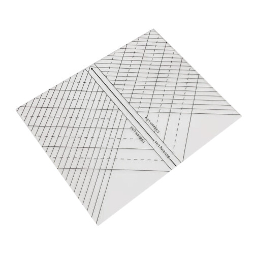 Sew Straight Ruler Patterns Dressmaker Tool Quilting Pathcwork Crochet