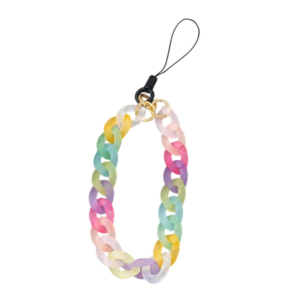 Beaded Phone Chain Strap Acrylic Handbag Pendant Fashion Accessory For 6901423053021
