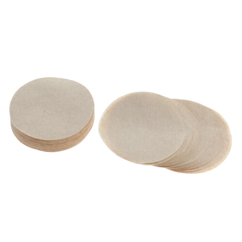 100pcs Unbleached Coffee Filter Paper for Moka Vietnamese Coffee Maker 1