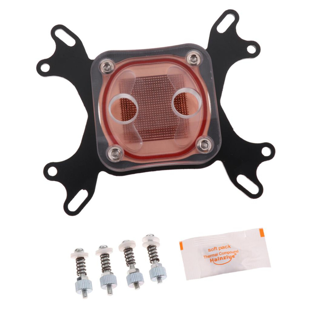 Professional Cpu Waterblock Water Cooling Block For Intel 775 1150 Com 6901423065062
