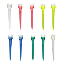 2x10pcs Premium PE Plastic Golf Tees Crown Claw Tee Replacement Assort