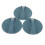 plastic concave convex surface round plate with handle for wood printi 2