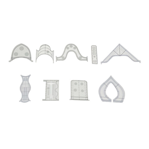 Quilting Template Patchwork Sewing Cutting Quilt Ruler Tailor DIY Craf 2