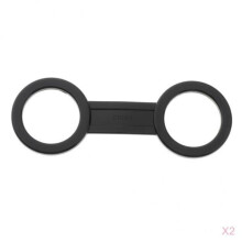 2pcs Silicone Scuba Diving Snorkeling Snorkel Keeper Holder Retainer C