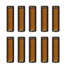10 Pieces Cycling Foot Pedal Reflector Biking Biking Night Warning Lig