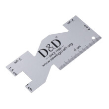 Metal Sewing Quilting Rulers Measurement Gauge For Embroidery/Patchwor
