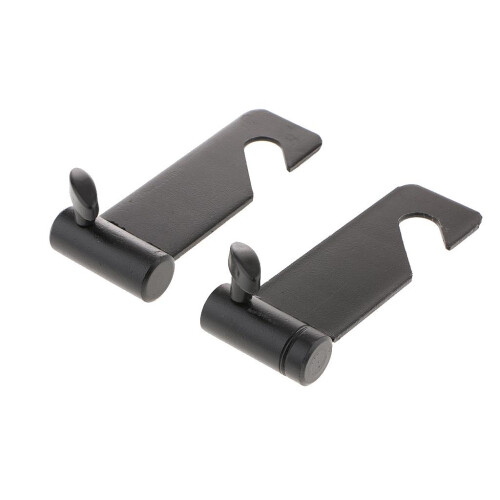 2 Pieces 1 Roller Wall Mounted Manual Background Frame Support Bracket