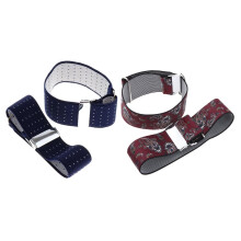 2x Anti-slip Arm Garter Stretch Jacquard Cuff Holder with Strong Metal